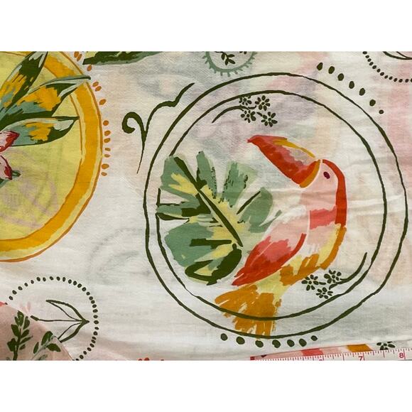 Primark Cotton Wide Leg Pull On Floral, Bird, Tropical Print Pants, XL - Picture 6 of 13